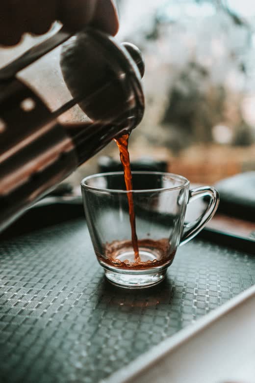 A takeaway coffee on the go
